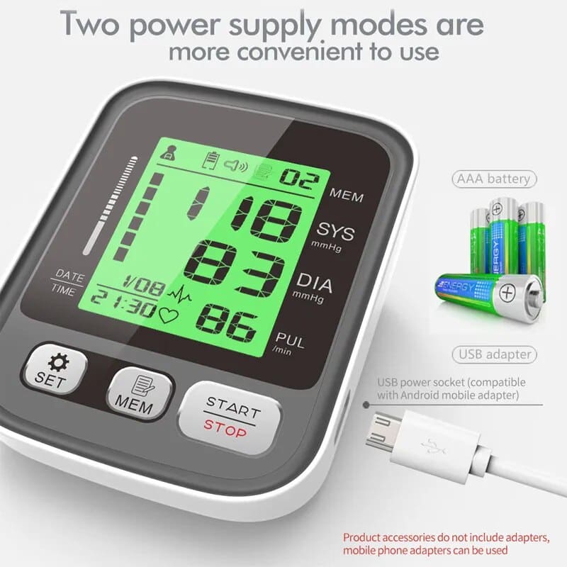 Premium Upper Arm Blood Pressure Monitor