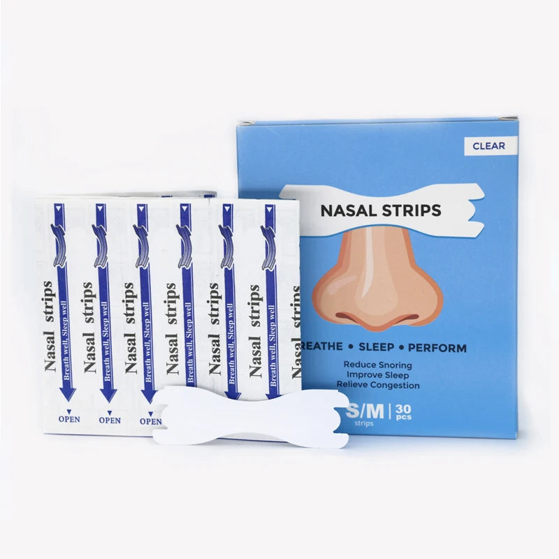 Anti-Snoring Nasal Strips - 30 Pieces