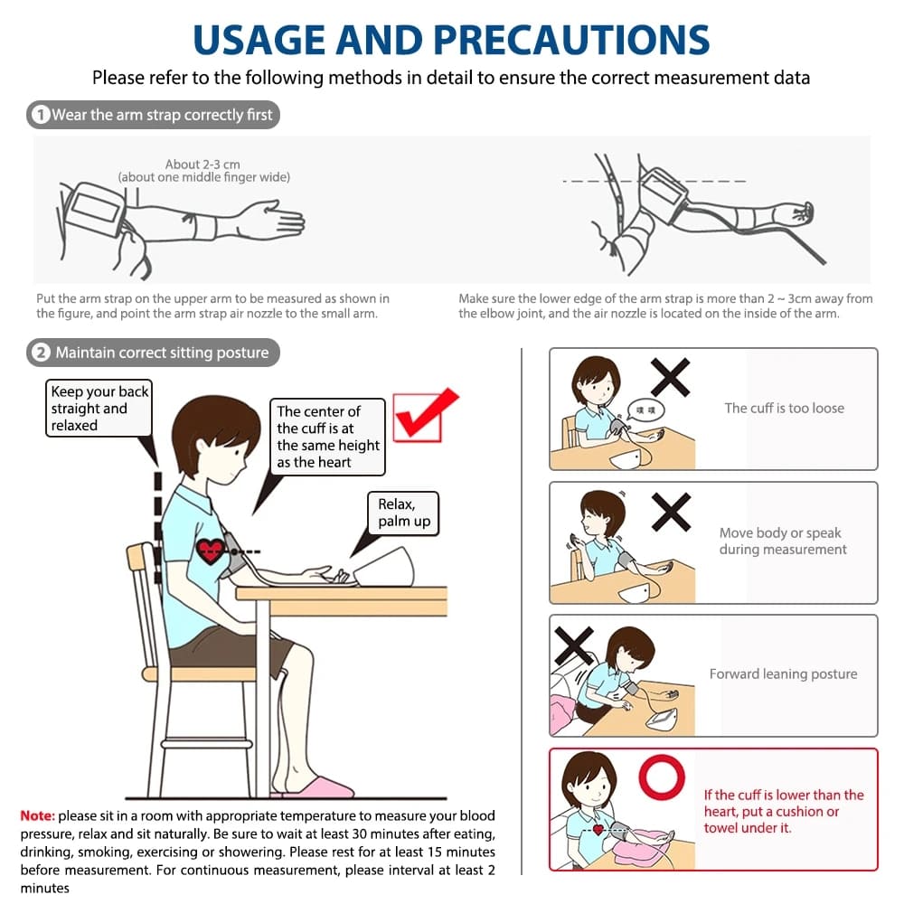 Upper Arm Blood Pressure Monitor