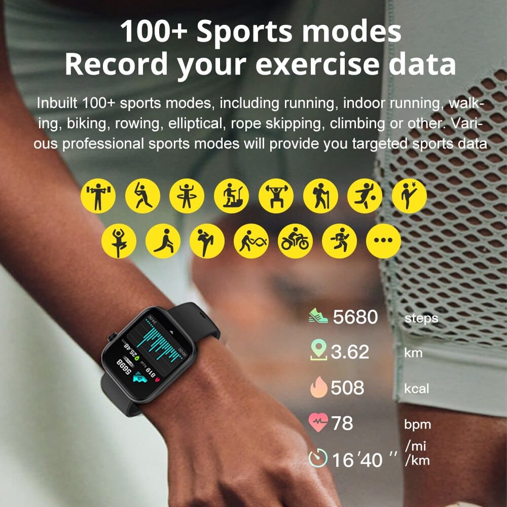 Smartwatch - Heart Monitoring, Sleep & Activity