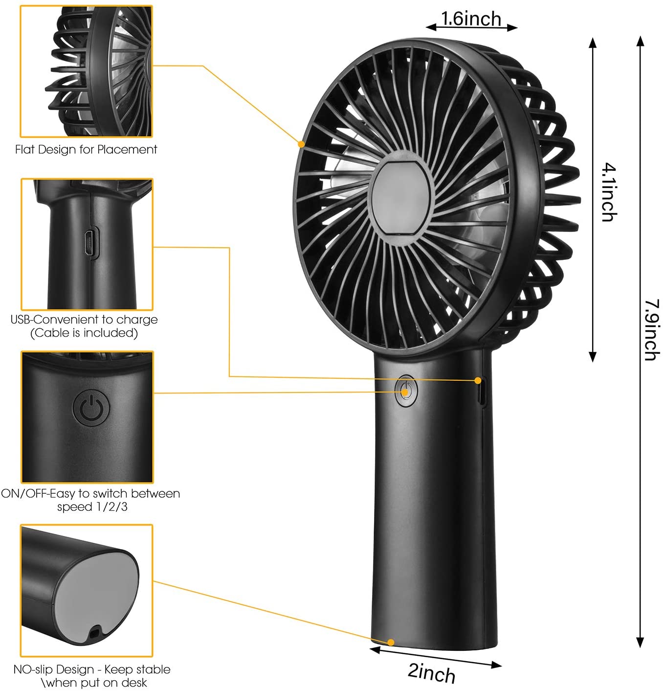 Mini Fan Rechargeable